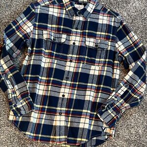 2/$12 American Eagle Heritage Flannel AE Cotton Plaid Flannel shirt